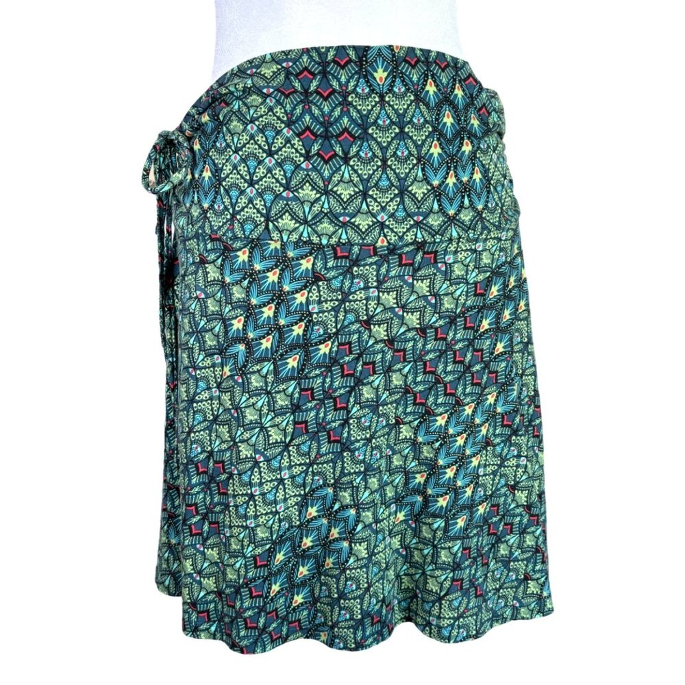 Patagonia Feathered Geo Print Stretch Pull On‎ Skirt Active Wear, Athleisure M